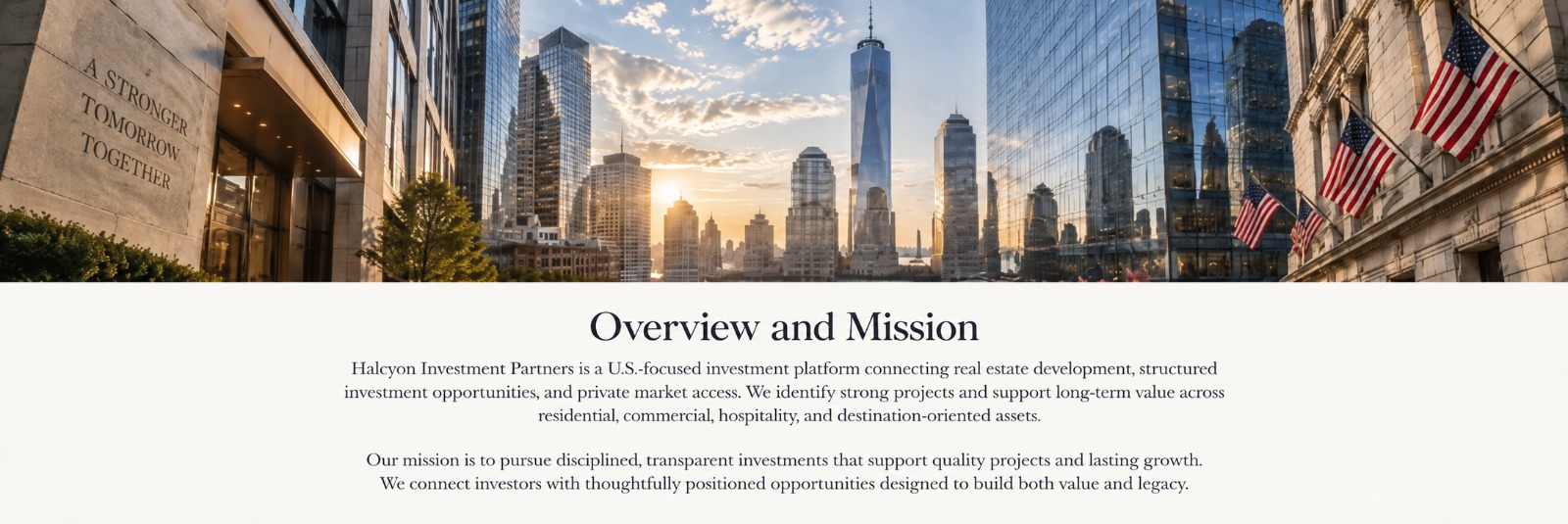 Halcyon Investment Partners overview and mission